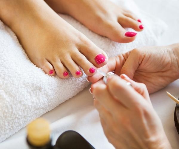 kosmetische Fußpflege